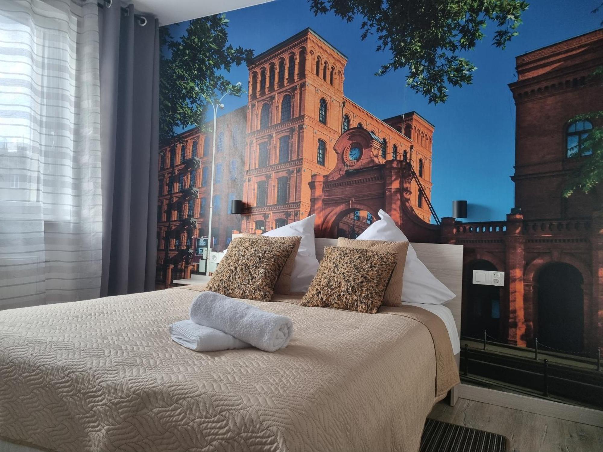Q Apart Grand - Klimatyzowane 3 Pokojowe Apartamenty Przy Manufakturze Z Garazem Gratis, Fv Lódź Exterior foto