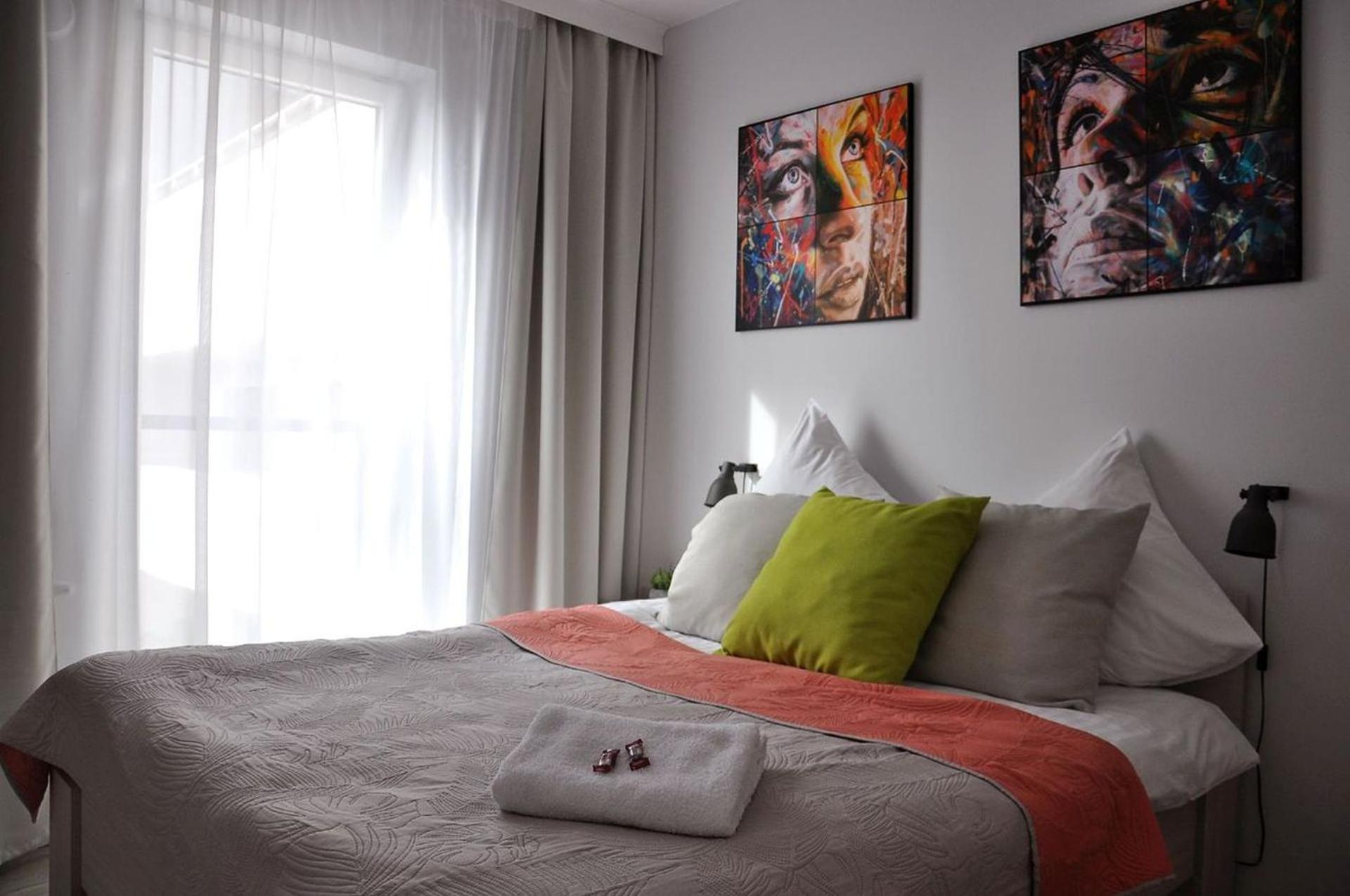 Q Apart Grand - Klimatyzowane 3 Pokojowe Apartamenty Przy Manufakturze Z Garazem Gratis, Fv Lódź Exterior foto